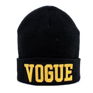 Embroidery Skull Handmade Beanie Caps (LW-058)