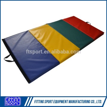 China fashion 4 panel rainbow folding yoga gymnastic padding(actual photo attached)