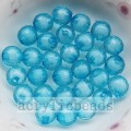 Hot sell clear earth shape jewelry bead in bead