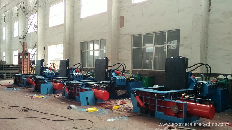 Waste Iron Aluminum Copper Metal Baling Press Baler