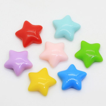 Mini estrella lindo cabujón 100 unids / bolsa para manualidades hechas a mano adornos decorativos niños juguete adornos espaciador limo