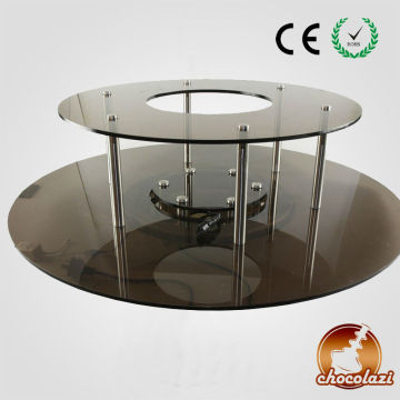 CHOCOLAZI ANT-8130L Auger 2 tiers New Rotatable surround Led Desk with LED lighting