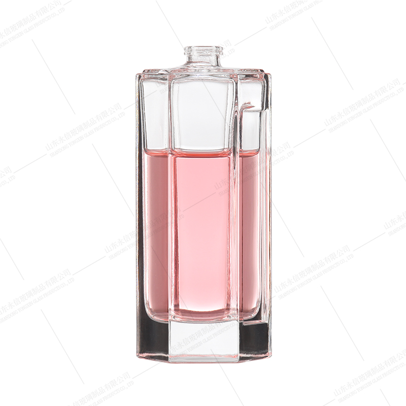 Hexagon octagon glass perfume spray diffuser bottles