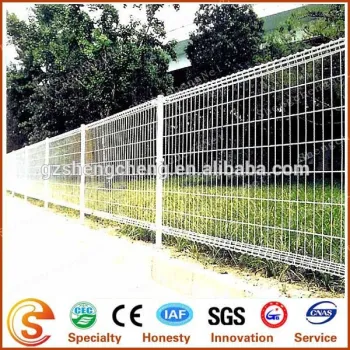 Green palisade decorative circle fence professional double loop welded wire fence