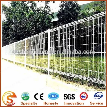 Green palisade decorative circle fence professional double loop welded wire fence