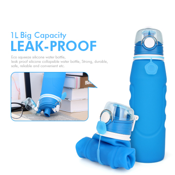 2017 1000ml Drink Water Bottle/Collapsible Water Bottle