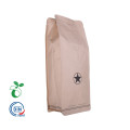 Bolsa compostable Bolsa de fuelle de empaque de hojas de té