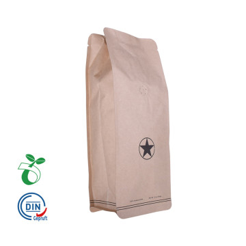 Compostable Bag Tea Leaf Packaging Gusset Pouch