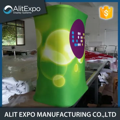 Folding service brand display counter