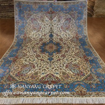 6'x9' Oriental Persian Tabriz Silk Carpet