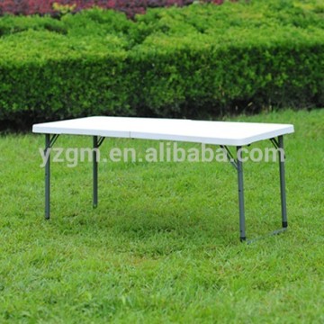 4ft HDPE Plastic Folding Dining Table rectangular folding table outdoor