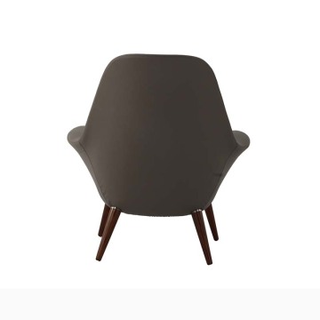 Fredericia Swoon Leder Lounge Stuhl