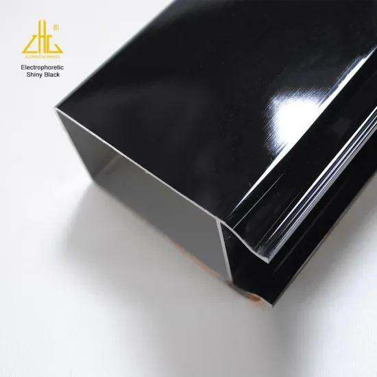 Black Silver Anodized 6063 Aluminum Extrusion Profile