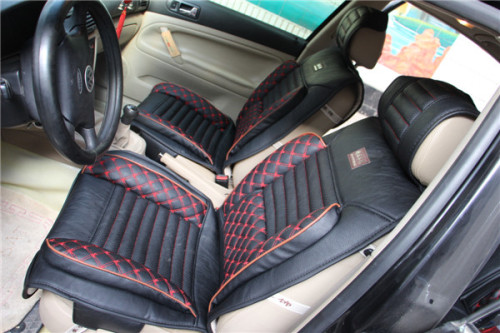 China computerized red quilting car seat cushion for auto