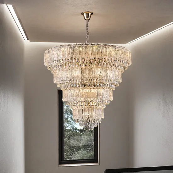 Stunning Lighting Features for Luxury Weddings and Events: Chandeliers, Pendant Lights, Revolving Staircases, and Duplex Villa Settings