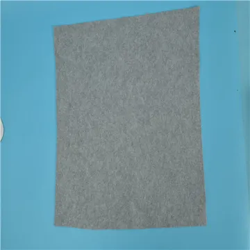 Grey needle punched cotton