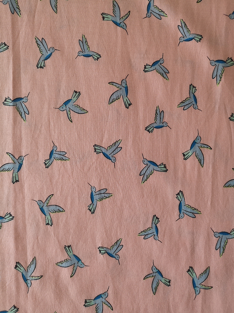 Birds Design Rayon Poplin shuttle 45S Tela de impresión