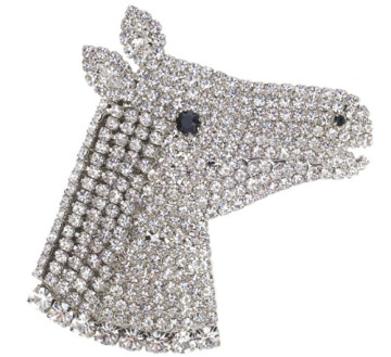 Humankinds' bästa vän hunden brosch med talrika diamant