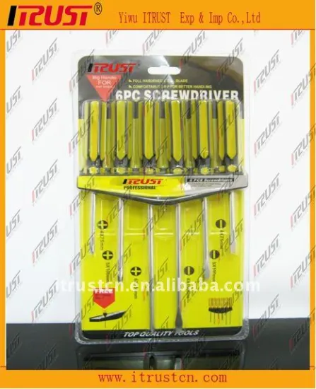 6pcs screwdriver tool set