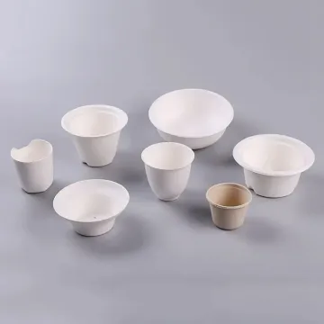 Pulp Molded Paper Bowl Biodegradable Takeaway Food Container