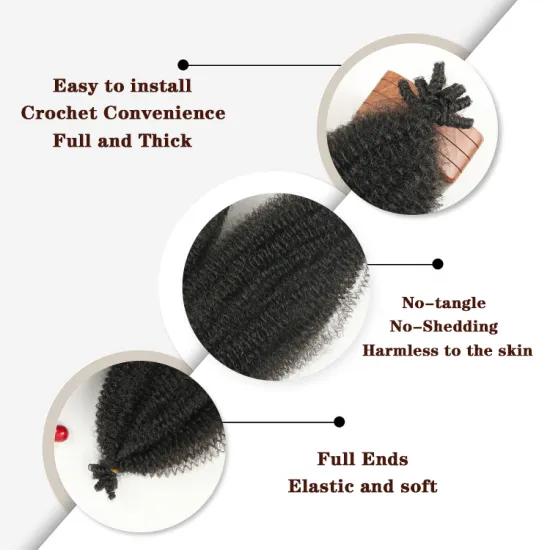 Cheap Crochet Braid Hair Afro Kinky Curly heat resistant wigs Synthetic Hair extension