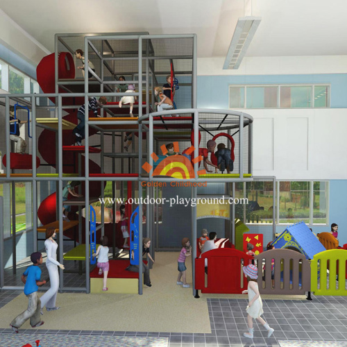 Large Commercial indoor playground structures for kids