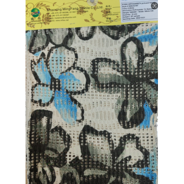 Knitted Printed Cotton Polyester Jacquard fabric .