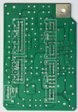 Via holes link signals in PCB
