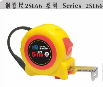 New Abs Rubber Case Steel Measures Tape