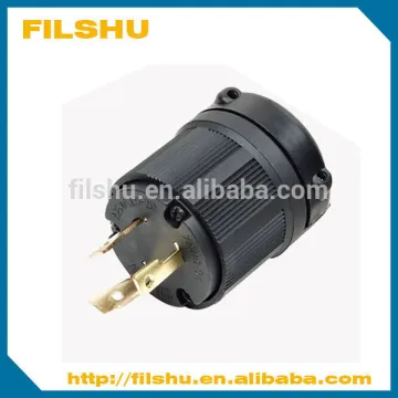 FILSHU NEMA series L5-20P 20a locking plug/American 3 pin plug/generator twist lock electric plug