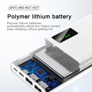 10000 mAh Power Bank con display digitale LCD