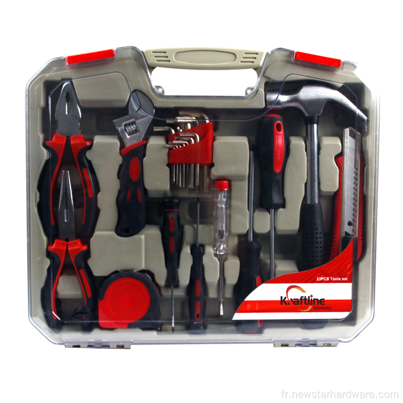 23PCS Toolt Tool Set Afficher la trousse d'outils