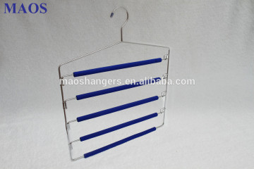 Nice style Mutiple metal trousers Hanger with foam