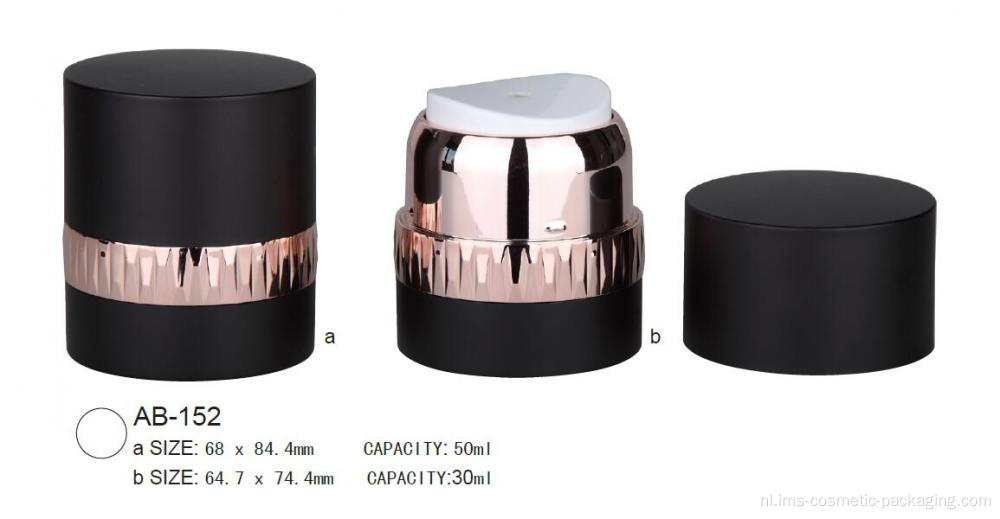 Ronde lege cosmetische luchtloze flescontainer