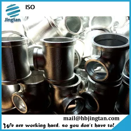 China Galvanized Malleable Iron Pipe Fittings He Brand