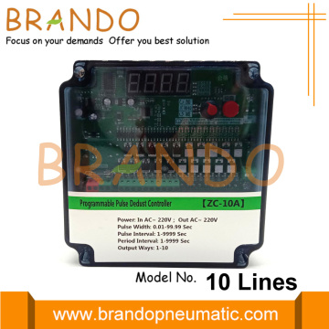 10 Lines Dust Collector Pulse Jet Valve Controller