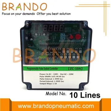 10 Lines Dust Collector Pulse Jet Valve Controller