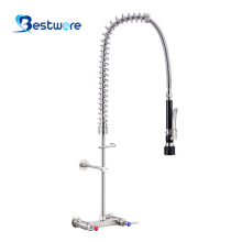 Wall Mount Stainless Steel Kitchen Faucet