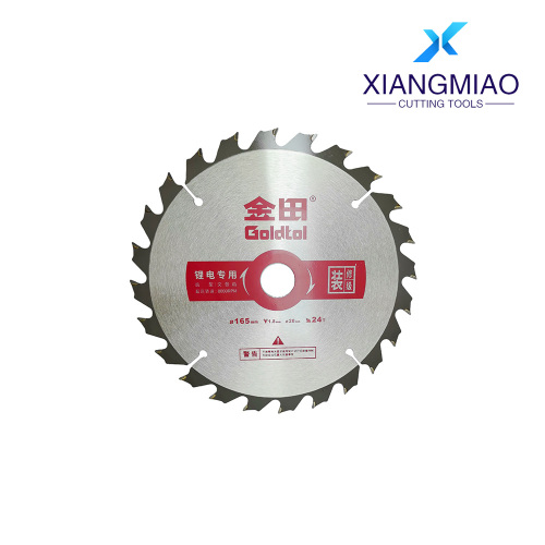 Hoja de sierra circular TCT inalámbrica Goldtol (165 mm, 24 dientes)