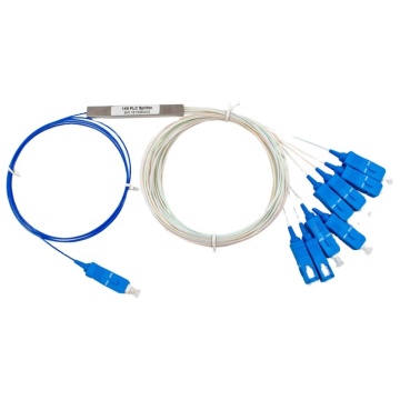 SC UPC/APC 1*8 οπτική ίνες Mini PLC Splitter G657A1 G657A2 0.9mm θήκη