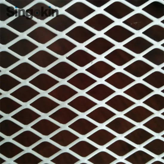 Diamond Pattern Expanded Metal Mesh Aluminum Perforated Screen 3x5mm 5x10mm