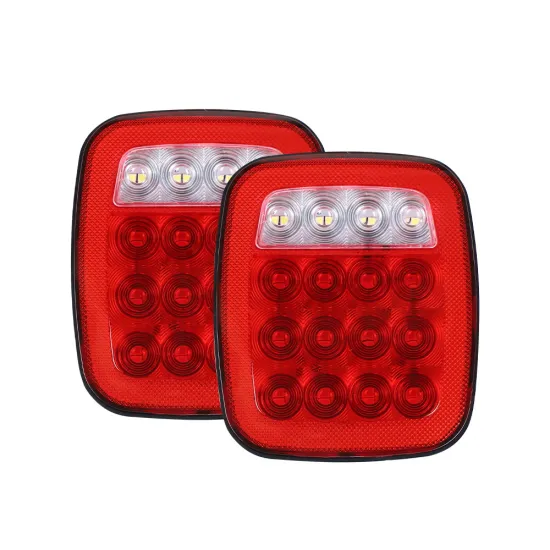 Red 16 LED Brake Tail Light for 97-06 Jeep Wrangler TJ