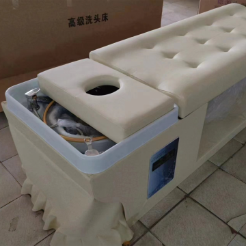 Smart Salon Shampoo Chair with Massage and Lay-Down Washing Station