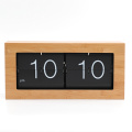 Big Box Flip Down Clock Material de bambú