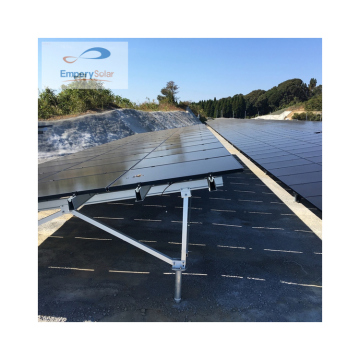 15-Year Commercial Solar Water Panel Metal Stand with 25-Year Warranty: Versatile Wall Mount for Horizontal or Vertical Installation - Aluminum