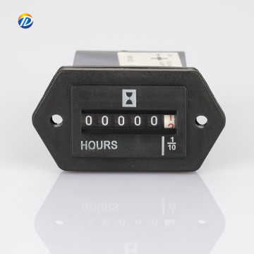 12V/24V/110V/220V AC DC Volt Hour Meter for Tractor Generator Mechanical Loader - Digital Industrial Timer