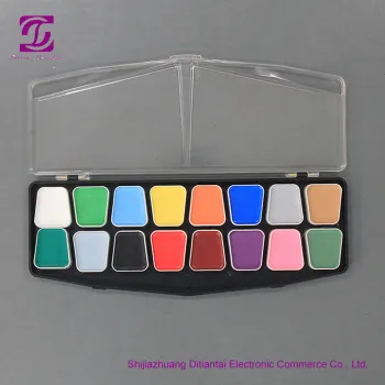 16 colors Water based Christmas face paint kit