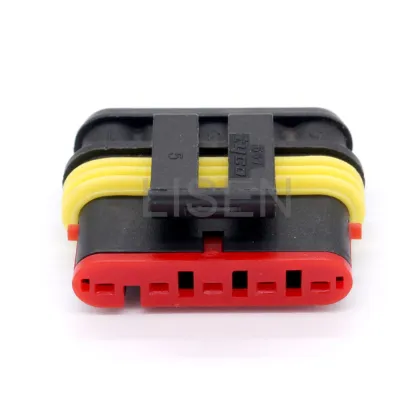 TE Connectivity Tyco Amp Superseal 1.5 Series 5 Pin Female Plastic Cable Connectors - 282089-1