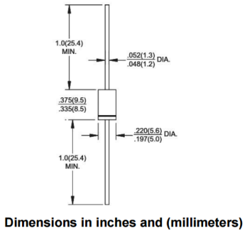 DO-27 High Efficient Rectifier HER301-HER308