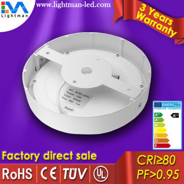 3 Years' Warranty Milky White Frame CRI>80 600MM Surface Mounted LED Round Panel
